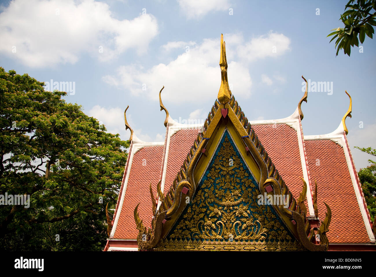 A Buddhist Temple in Bangkok, Thailand Stock Photo - Alamy