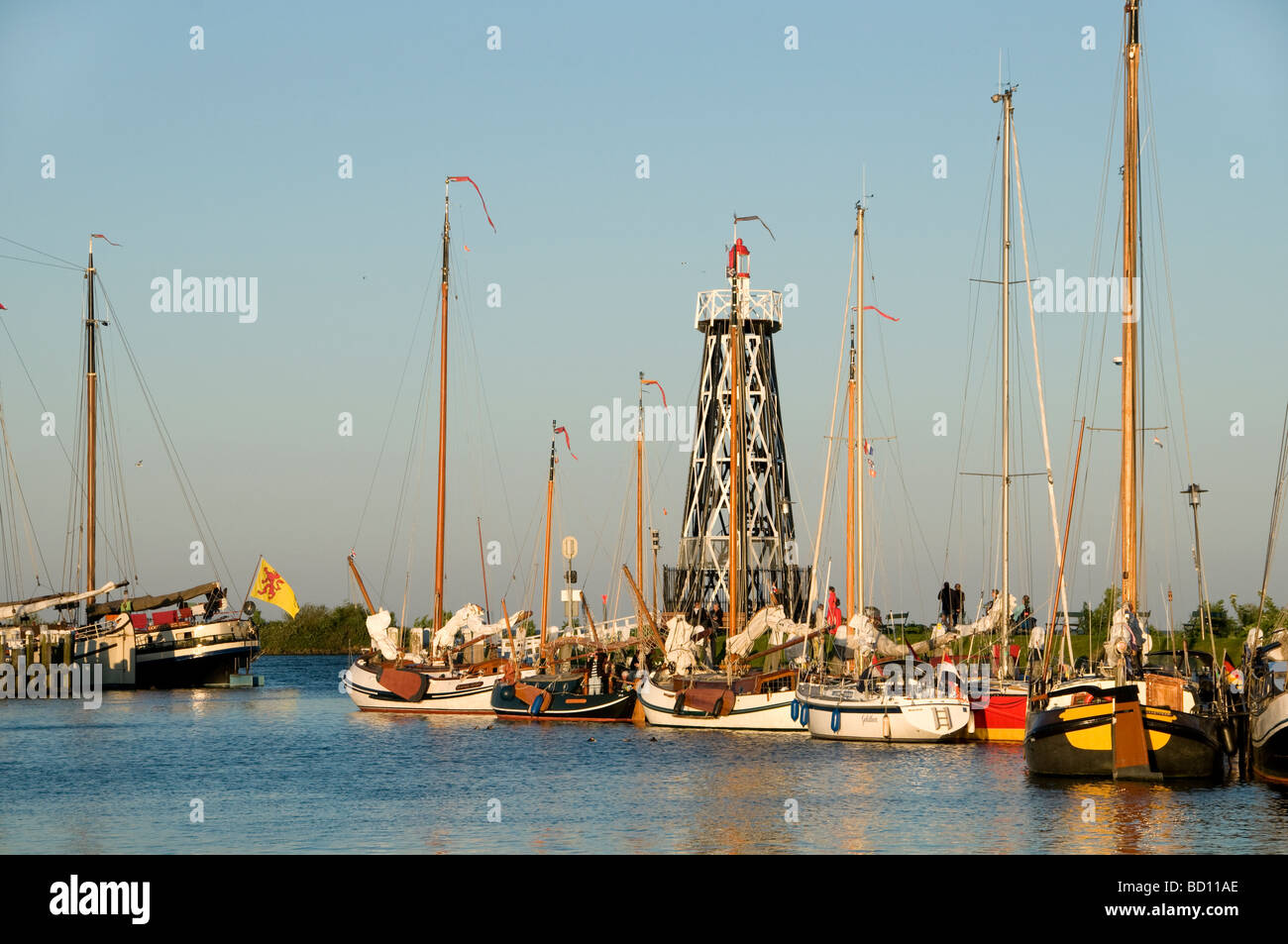 Enkhuizen The Netherlands Holland historic port harbour VOC Dutch The Netherlands Holland. Stock Photo