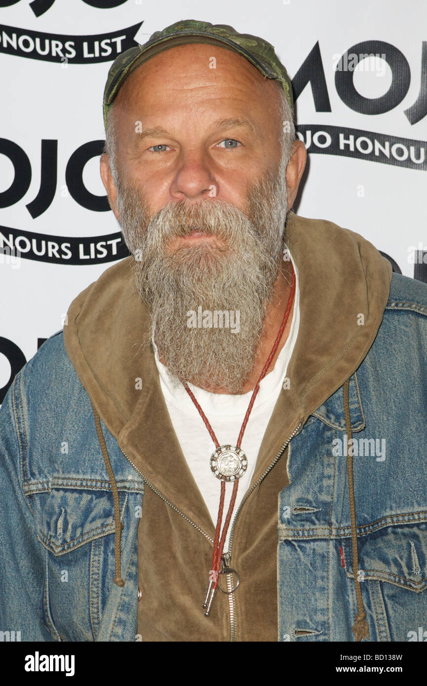 LONDON 11 June Pic shows Seasick Steve attending the Mojo Honours List The Brewery London 11th of June 2009 Stock Photo