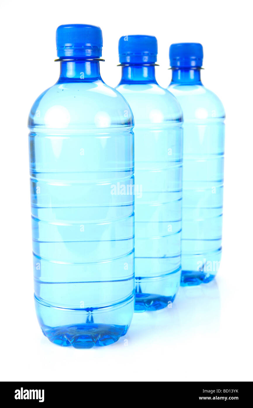 Bottle water isolated against a white background Stock Photo - Alamy