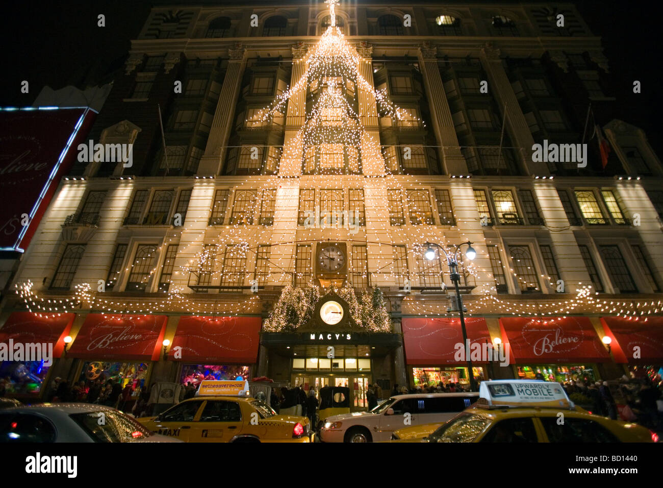 Christmas macy store herald square hires stock photography and images