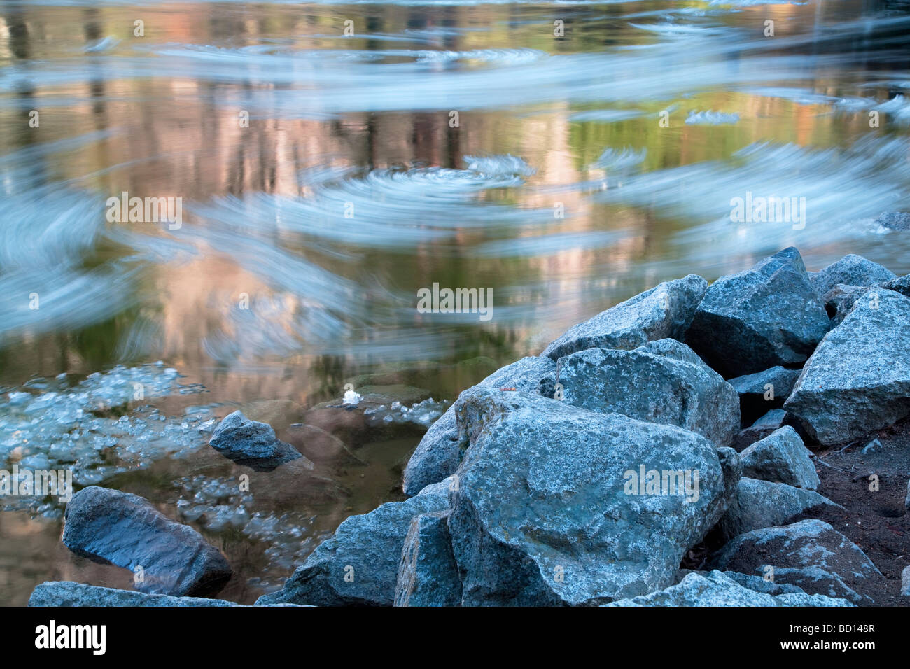 Ice Flow And Breakup On Potomac River Stock Photo, Royalty-Free