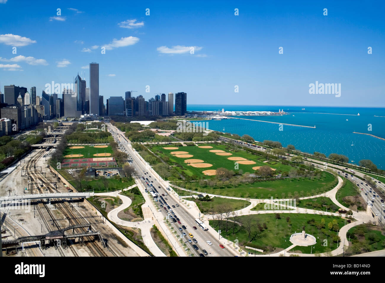 Grant Park in Chicago Stock Photo - Alamy