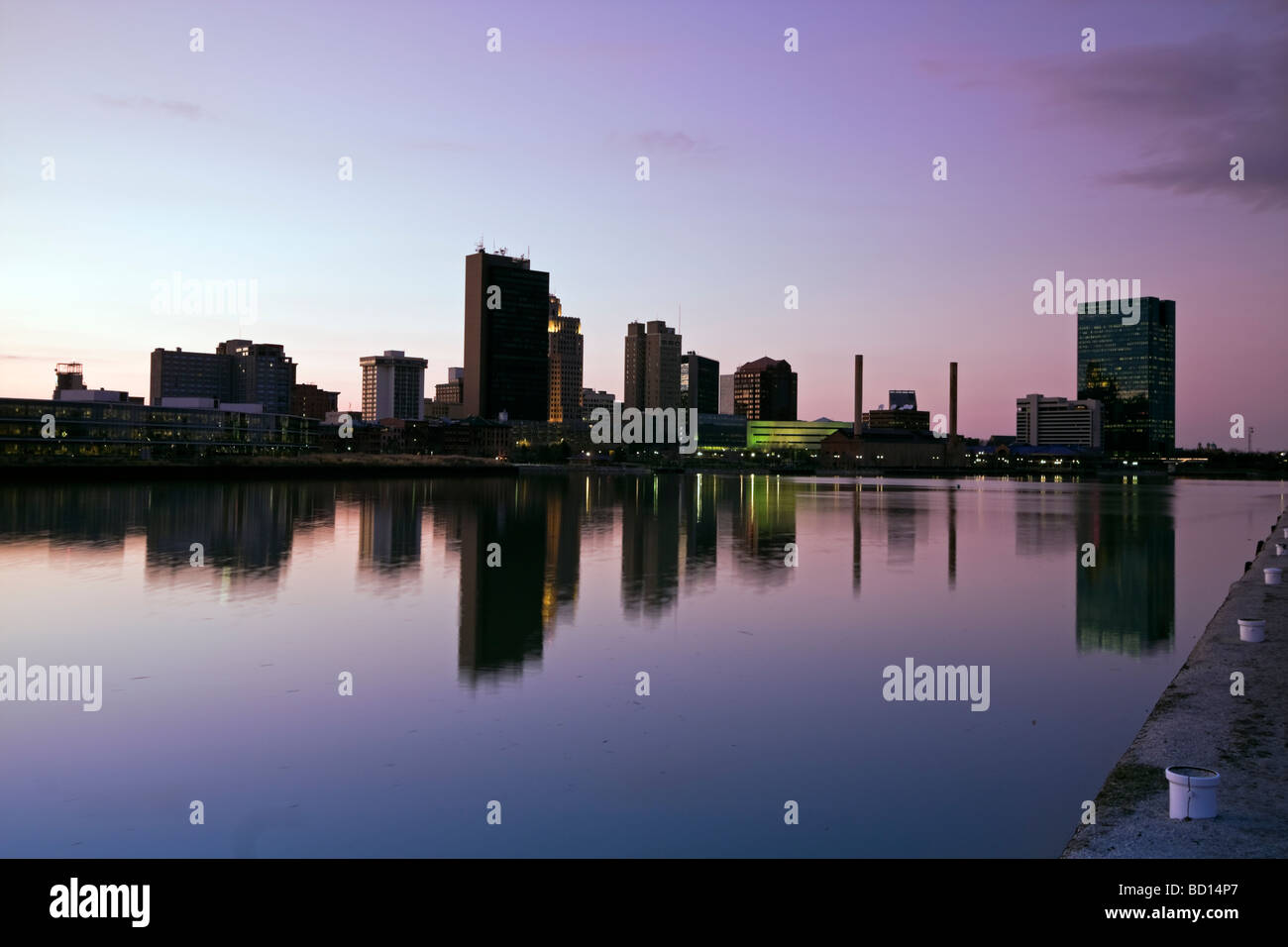 Downtown of Toledo Stock Photo Alamy