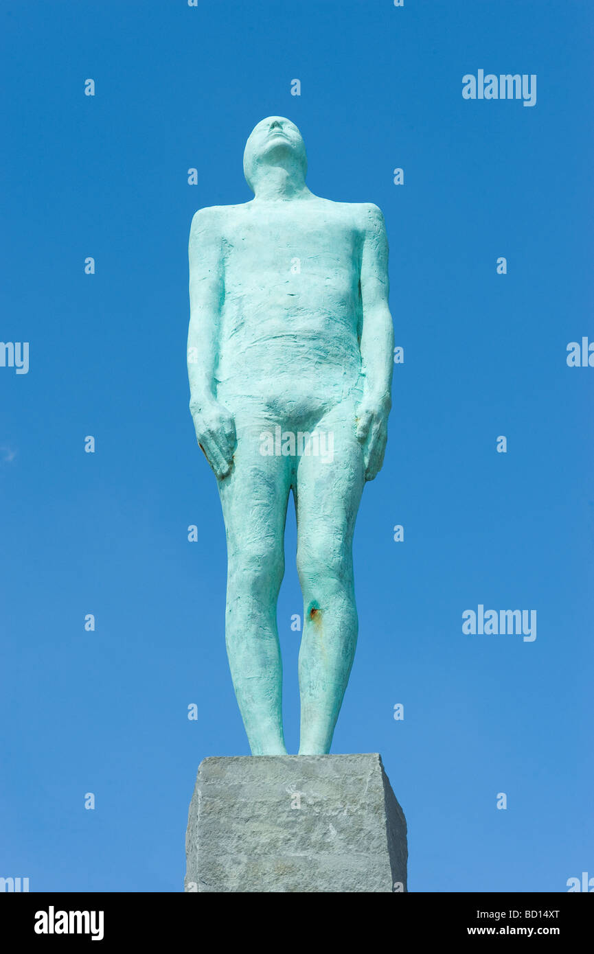 Icelandic sculpture 'Voyage', Victoria Pier, Kingston upon Hull, Yorkshire, England, UK. Stock Photo