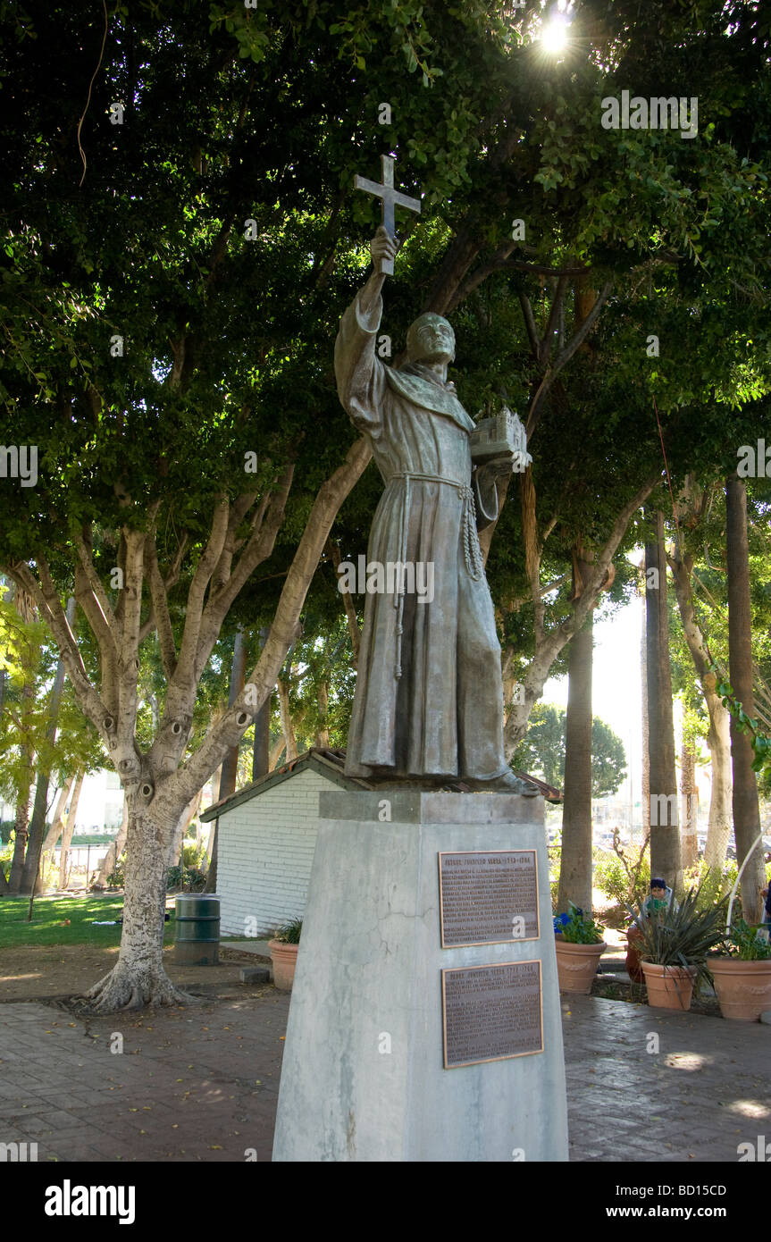 Statue of Father Junipero Serra Stock Photo