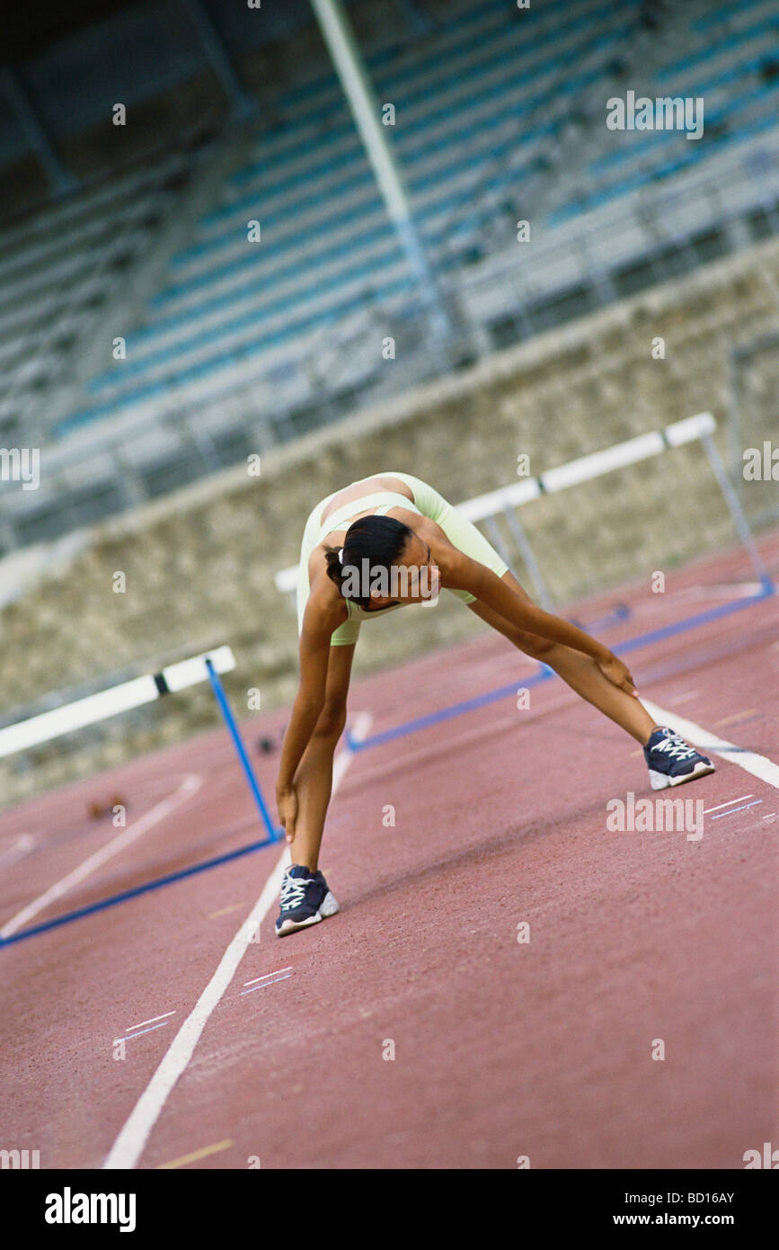 Woman bending over front hi-res stock photography and images - Alamy