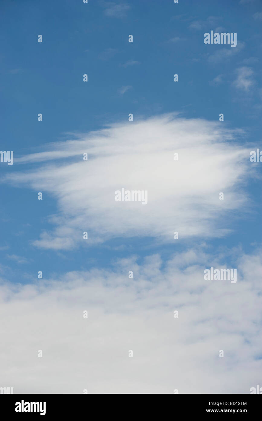 Blue sky with clouds Stock Photo