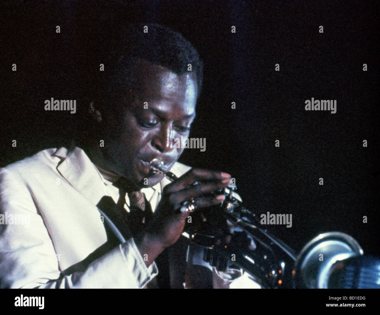 MILES DAVIS (1926-1991)  US jazz musician about 1955 Stock Photo