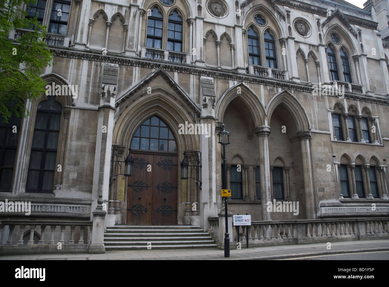 The Royal Courts of Justice Carey Street London WC2 Stock Photo Alamy