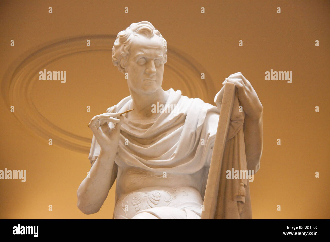 Statue of Washington in the North Carolina state capitol, Raleigh Stock Photo Alamy