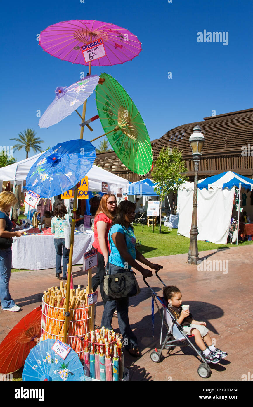 Silk Parasol Asian Festival Heritage Square Science Park Phoenix Arizona  USA Stock Photo - Alamy