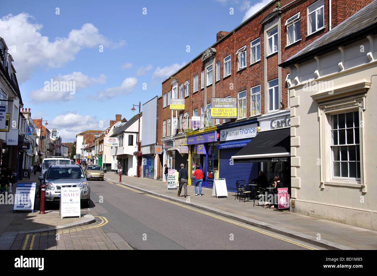Chertsey high street surrey hires stock photography and images Alamy