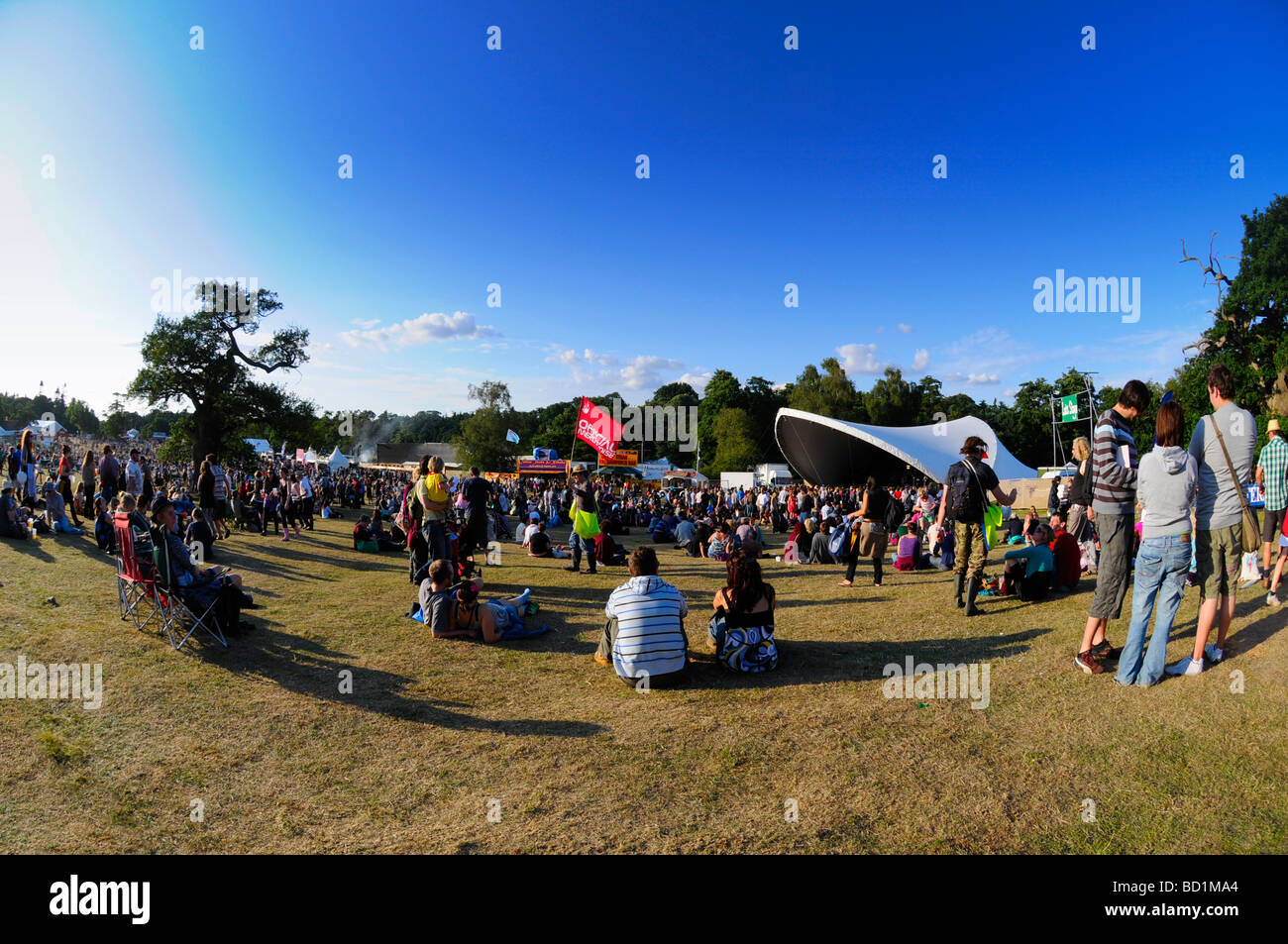 Crowds, Latitude Music Festival, UK Stock Photo
