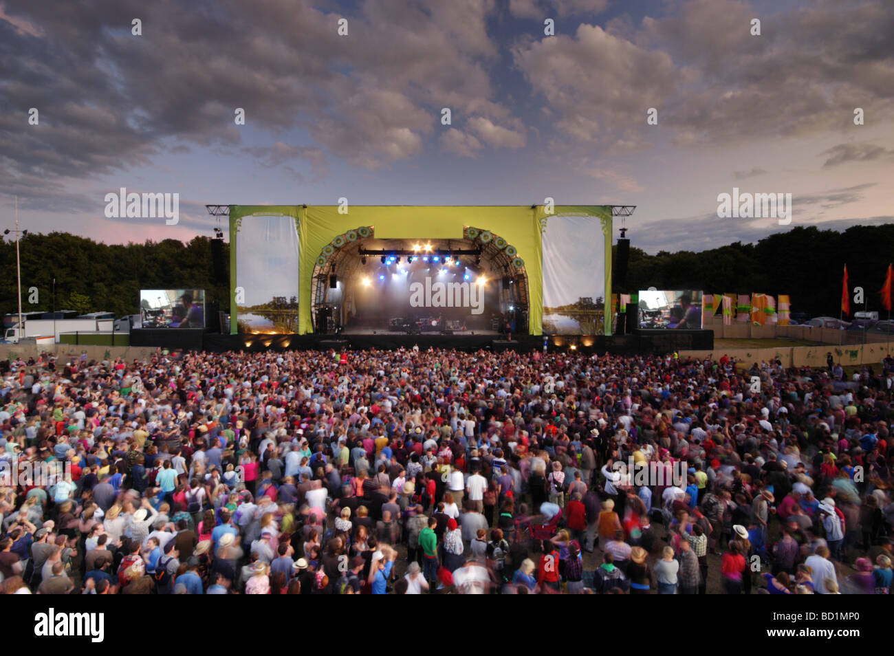 Latitude Music Festival Main Stage, Southwold, Suffolk, UK Stock Photo