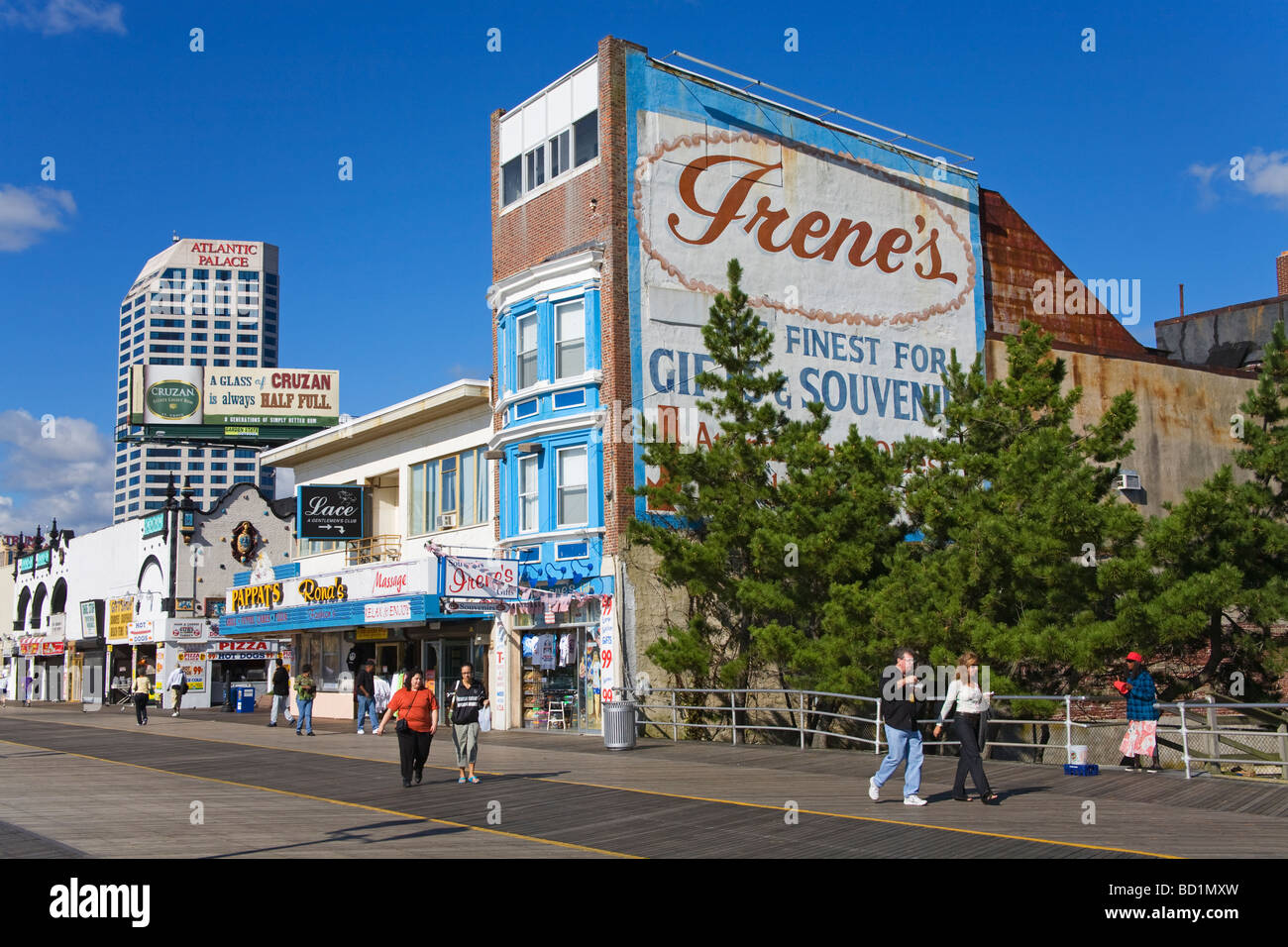 Atlantic city new jersey boardwalk hires stock photography and images