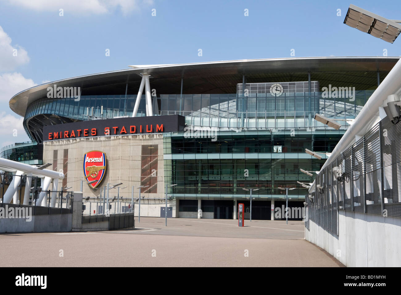 Arsenal Football Club Emirates Stadium Highbury London England Stock Photo