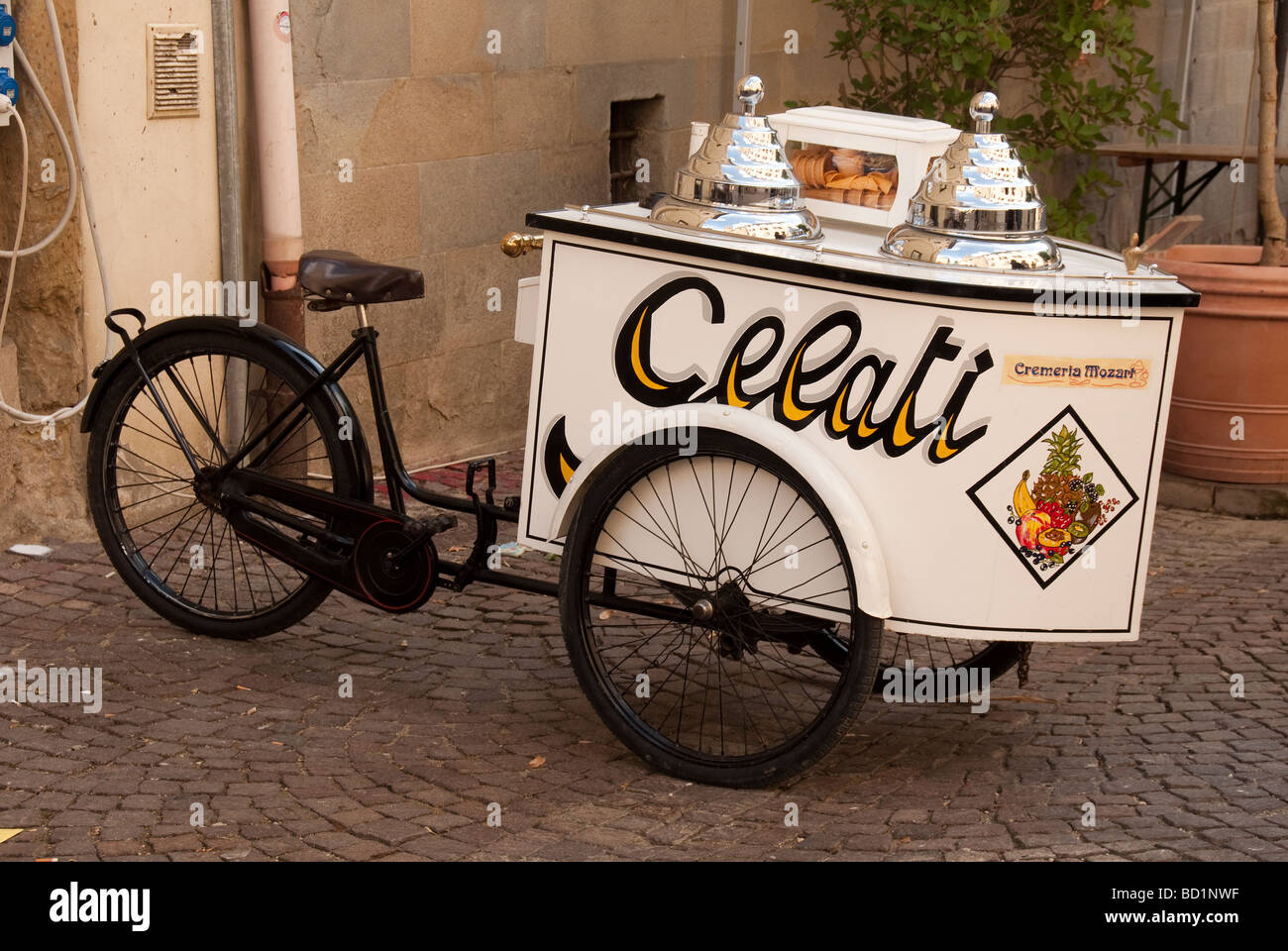 vintage ice cream bike