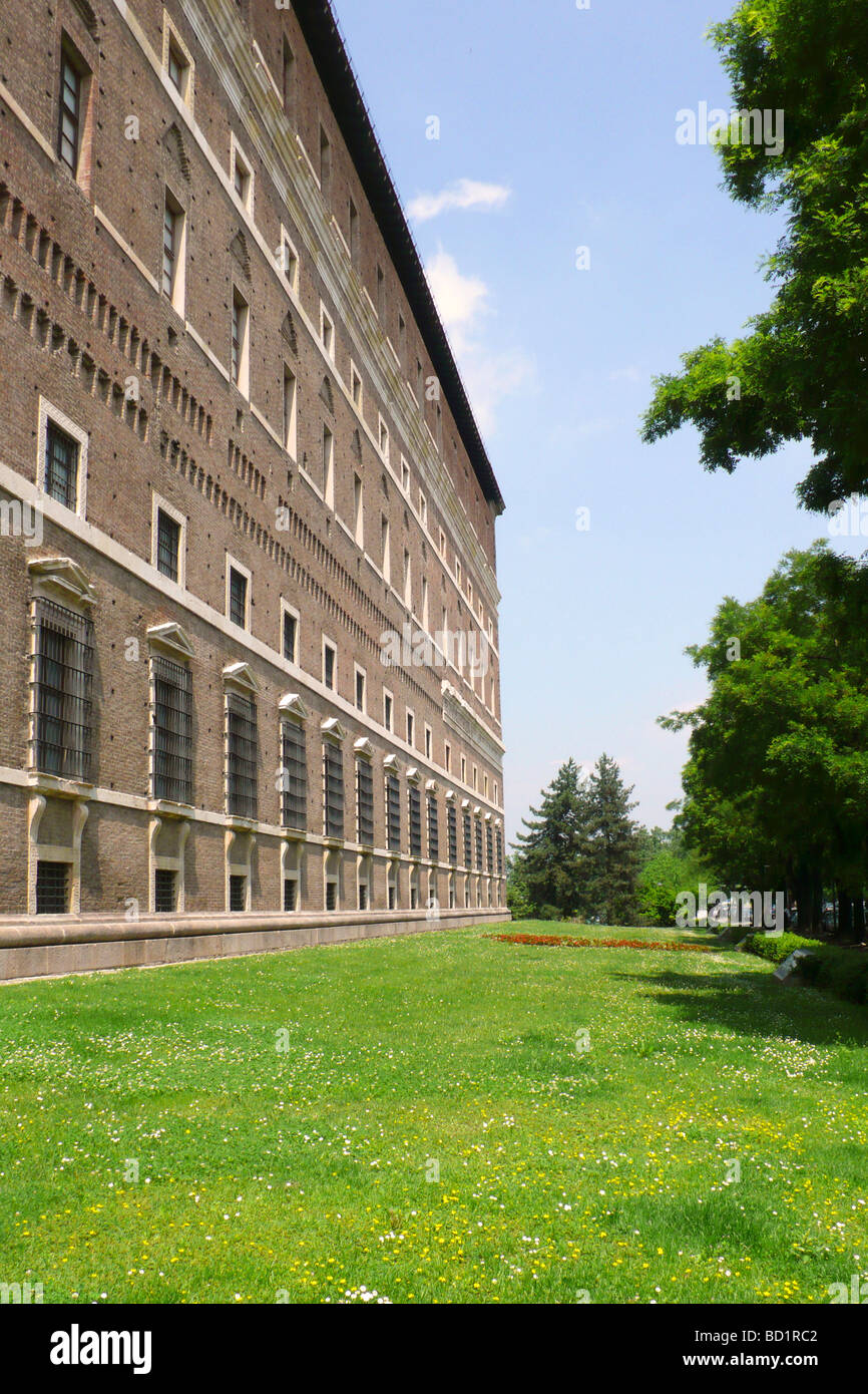 Palazzo Farnese Piacenza Italy Stock Photo