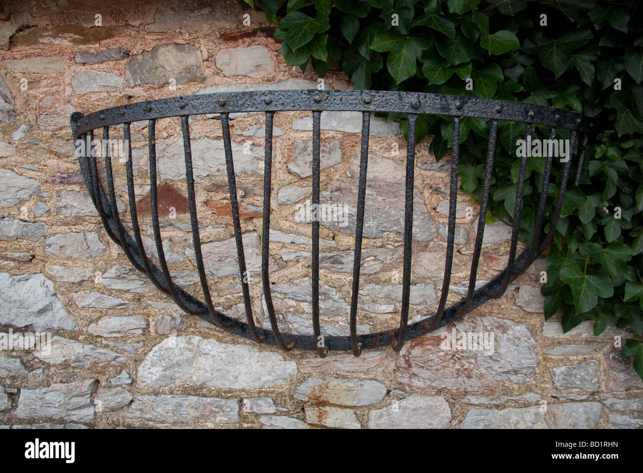 Traditional horses hay rack Stock Photo Alamy