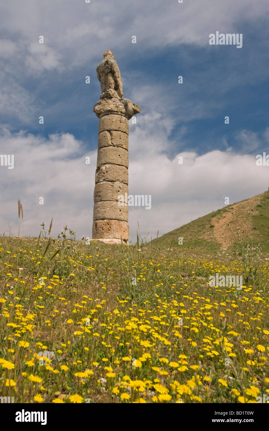 Eagle statue in Mound Nemrut Turkey Stock Photo