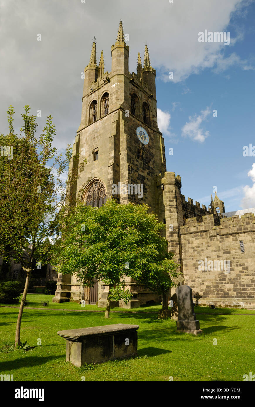 Church of St John the Baptist, Tideswell, Derbyshire, England Stock Photo