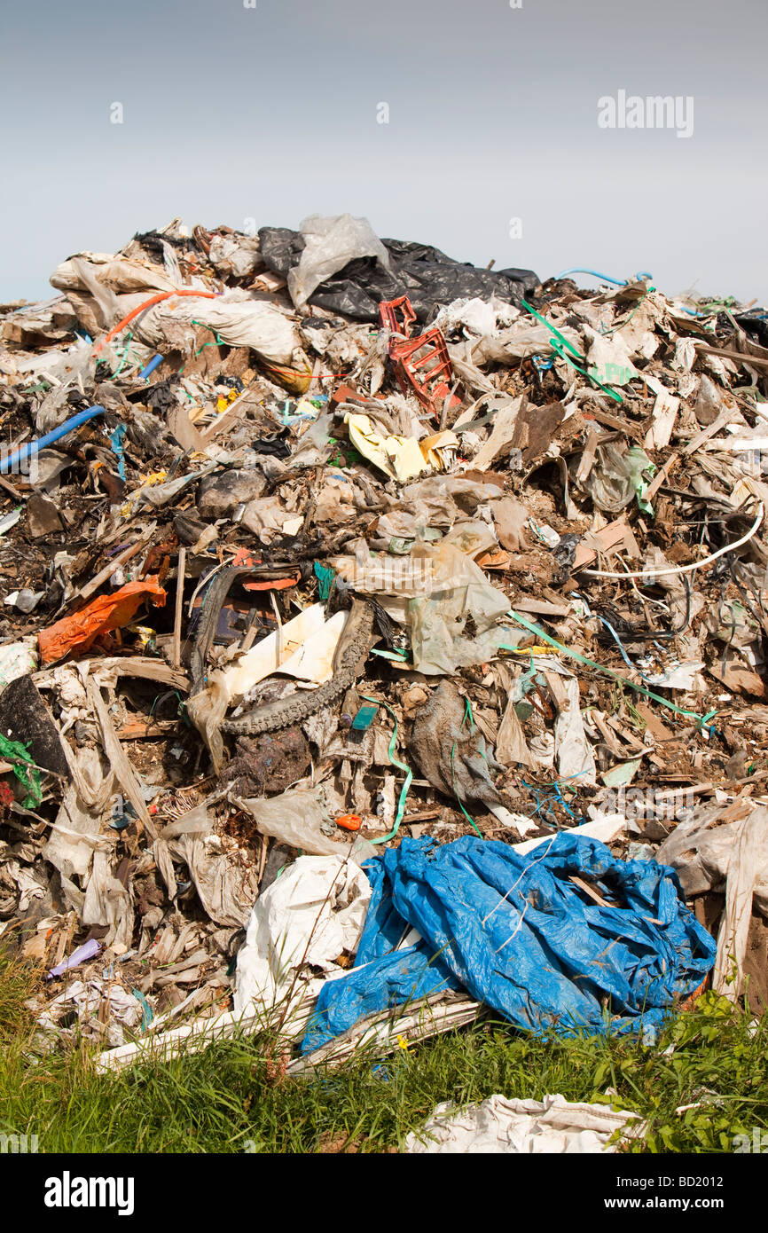 Rubbish dumped on wasteland on the outskirts of Hartlepool North East