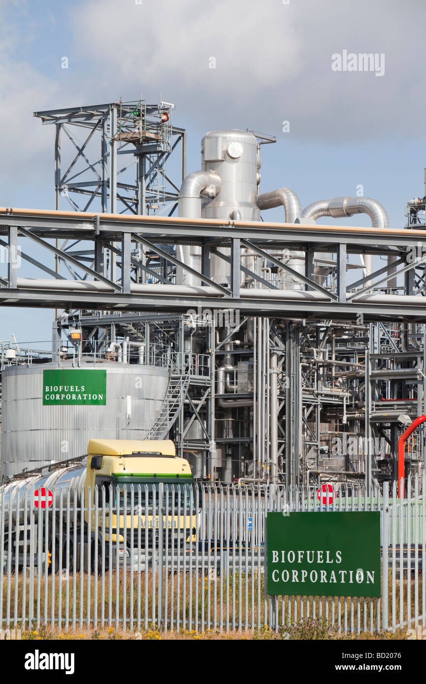 A biodiesel plant on Teeside North East UK Stock Photo Alamy