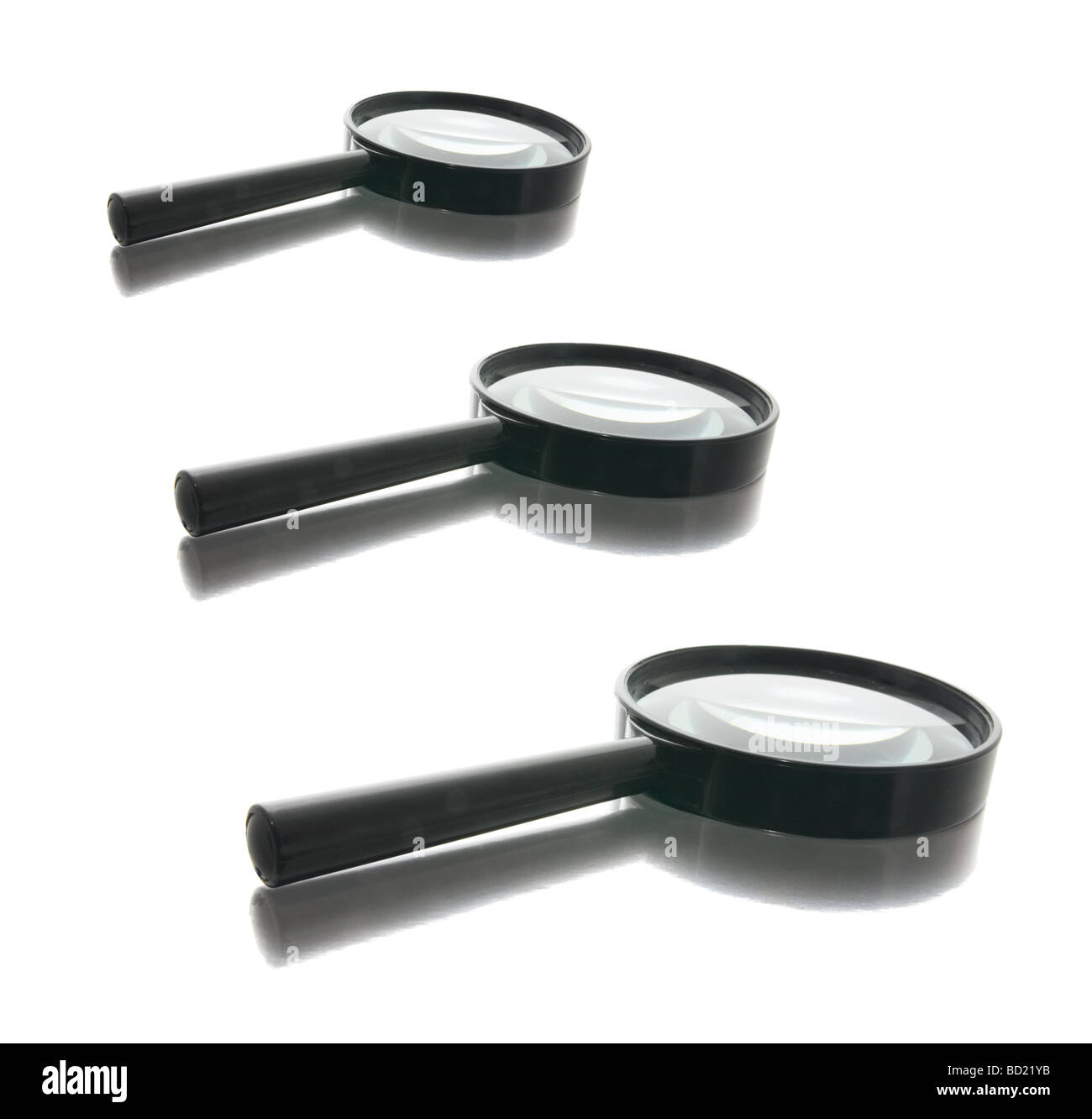 Magnifying Glasses Stock Photo