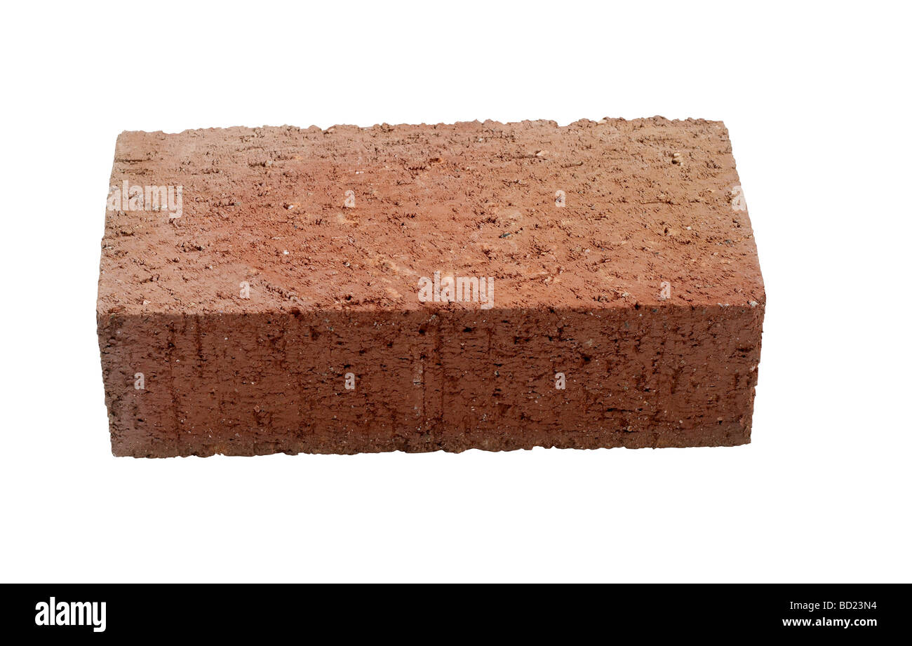 Corner Wall Made Clay Brick Concrete Stock Photo 1805449888