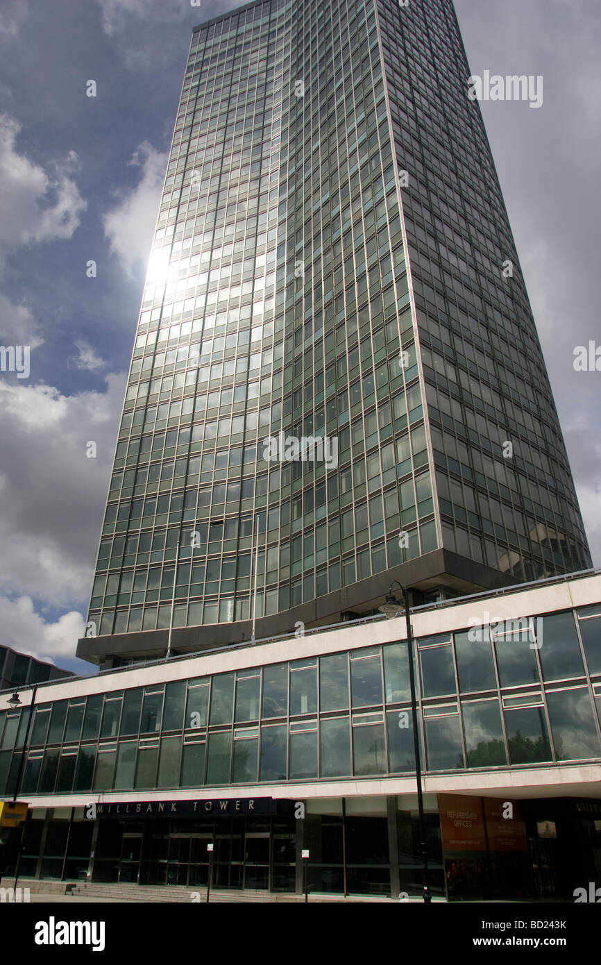 Millbank Tower, London, home to New Labour Stock Photo