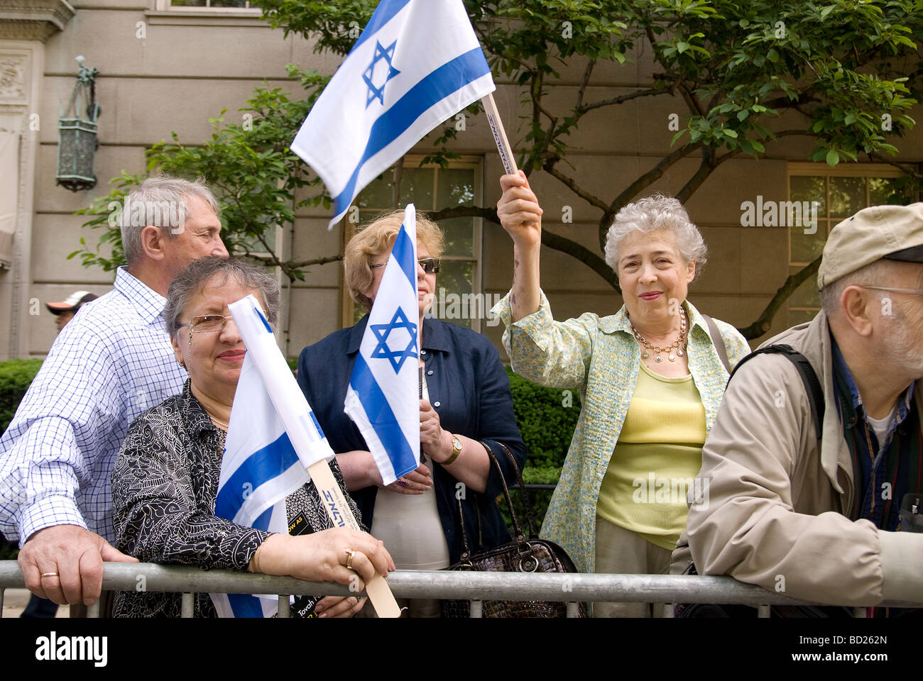 Salute to Israel Parade on 5th Avenue New York City celebrating the