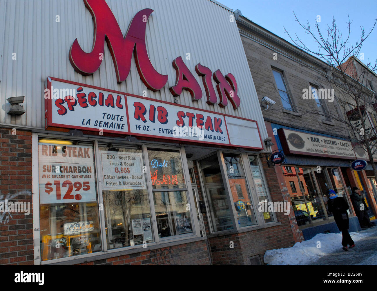 Saint Laurent boulevard Montreal Quebec Canada Stock Photo Alamy