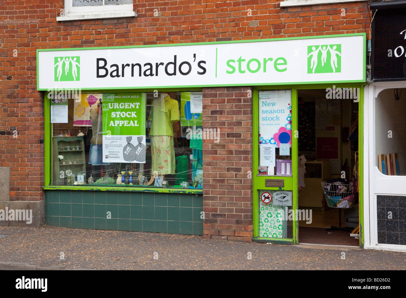 Barnardos charity shop Stock Photo Alamy