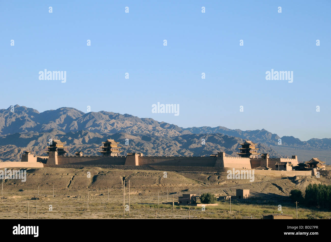 Fort Jiayuguan,Gansu province,China Stock Photo - Alamy