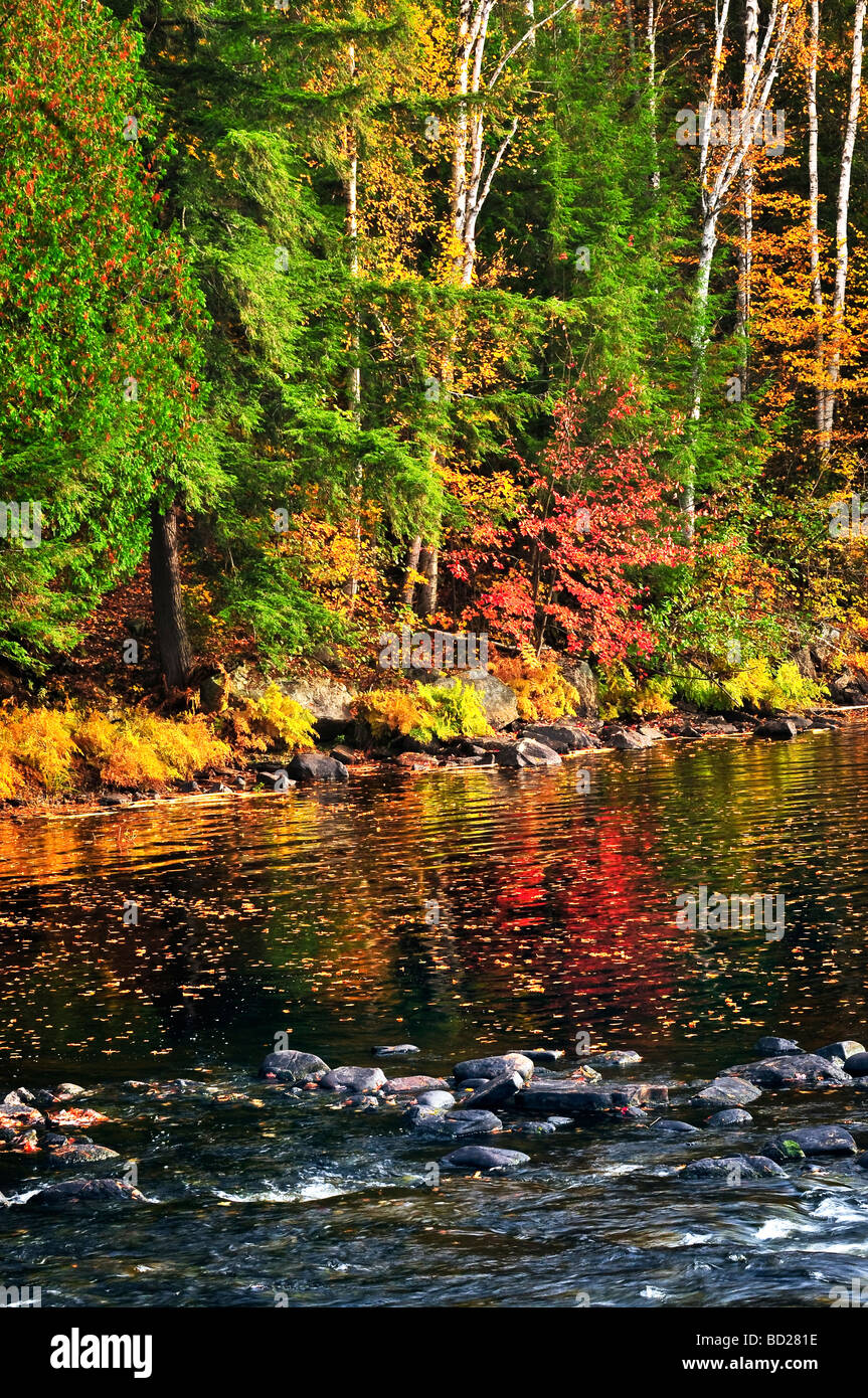 Fall autumn scenic lake river trees hi-res stock photography and images ...