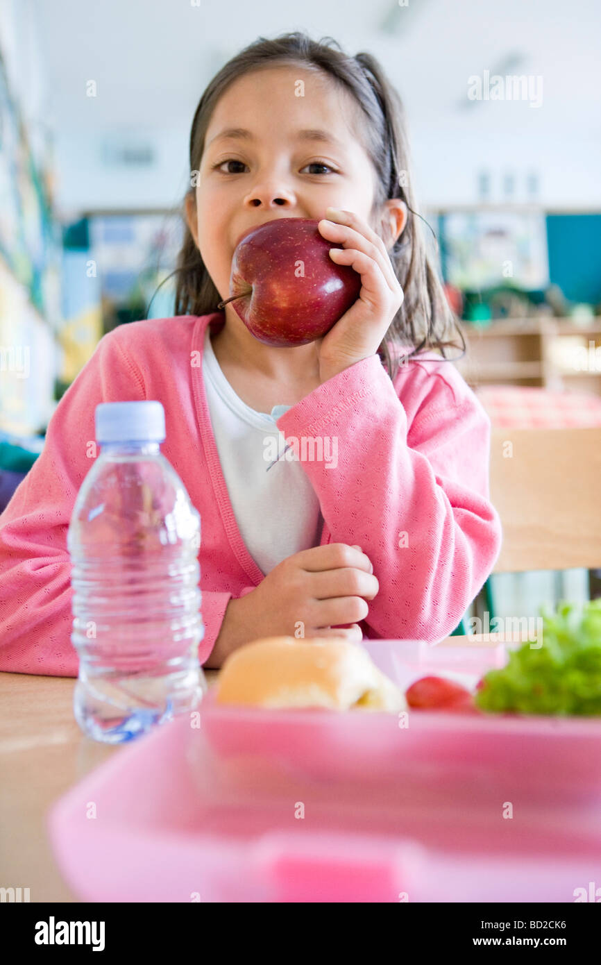 Student class school desk1 person girl hires stock photography and