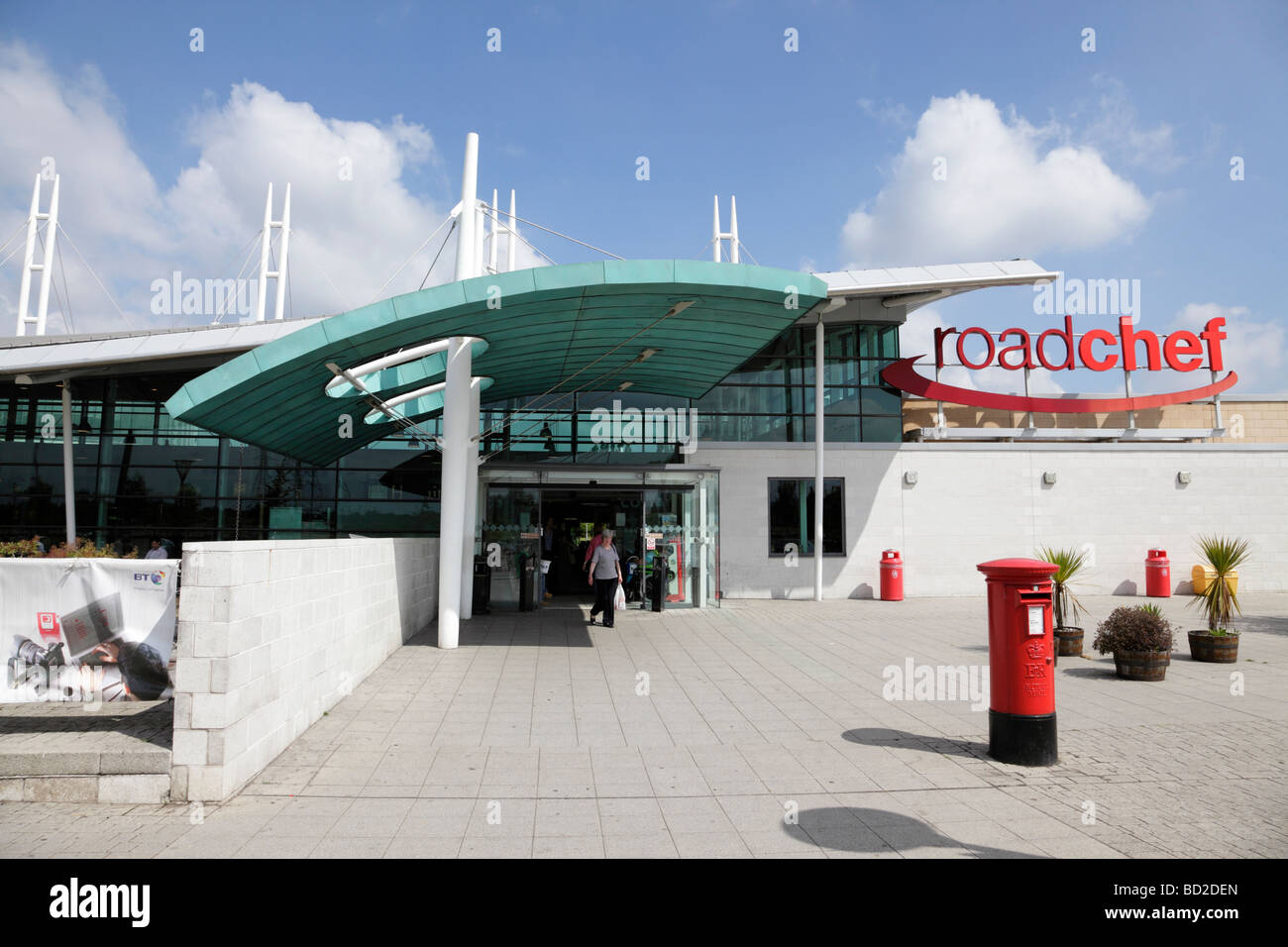 exterior of the roadchef motorway service station on the m6 toll road at norton canes staffordshire uk Stock Photo
