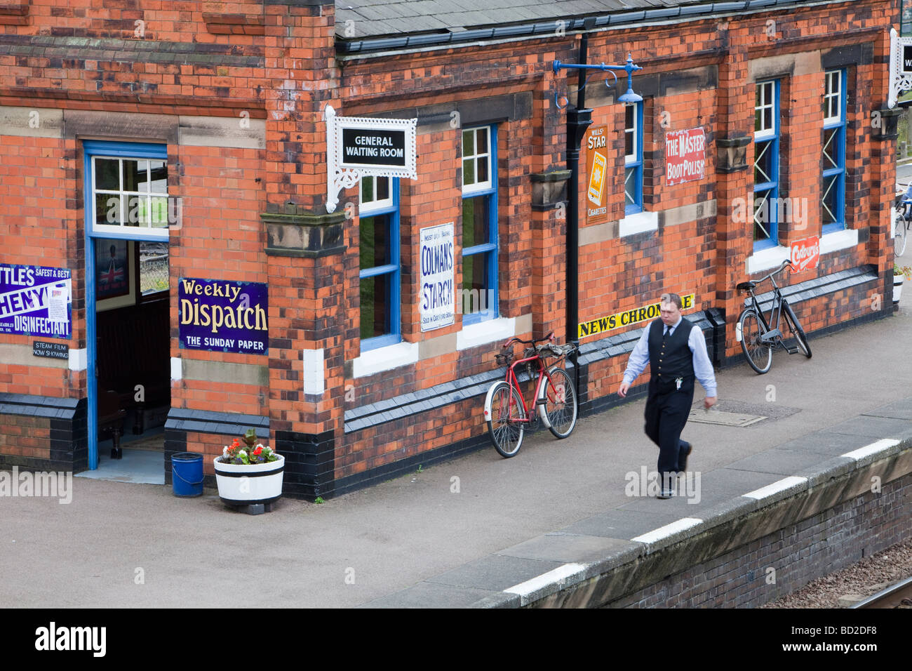 The waiting room at Quorn station near Loughborough Leicestershire UK