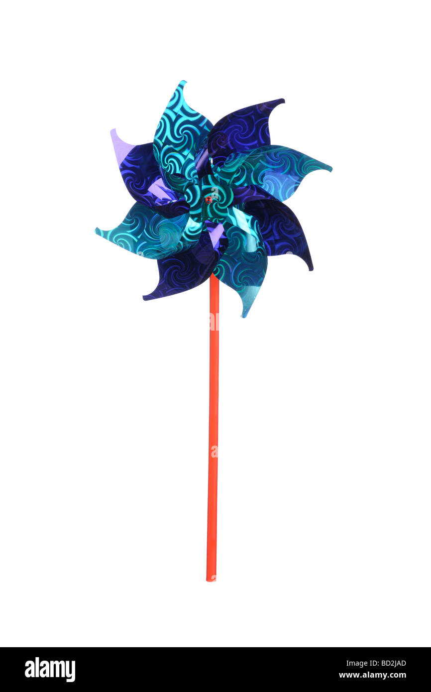 Colourful pinwheel Stock Photo