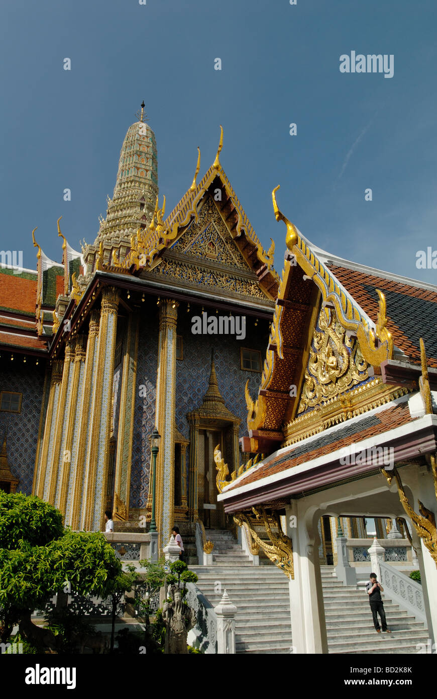 The Grand Palace in Bangkok / Krung Thep Mahanakhon in Thailand Stock Photo