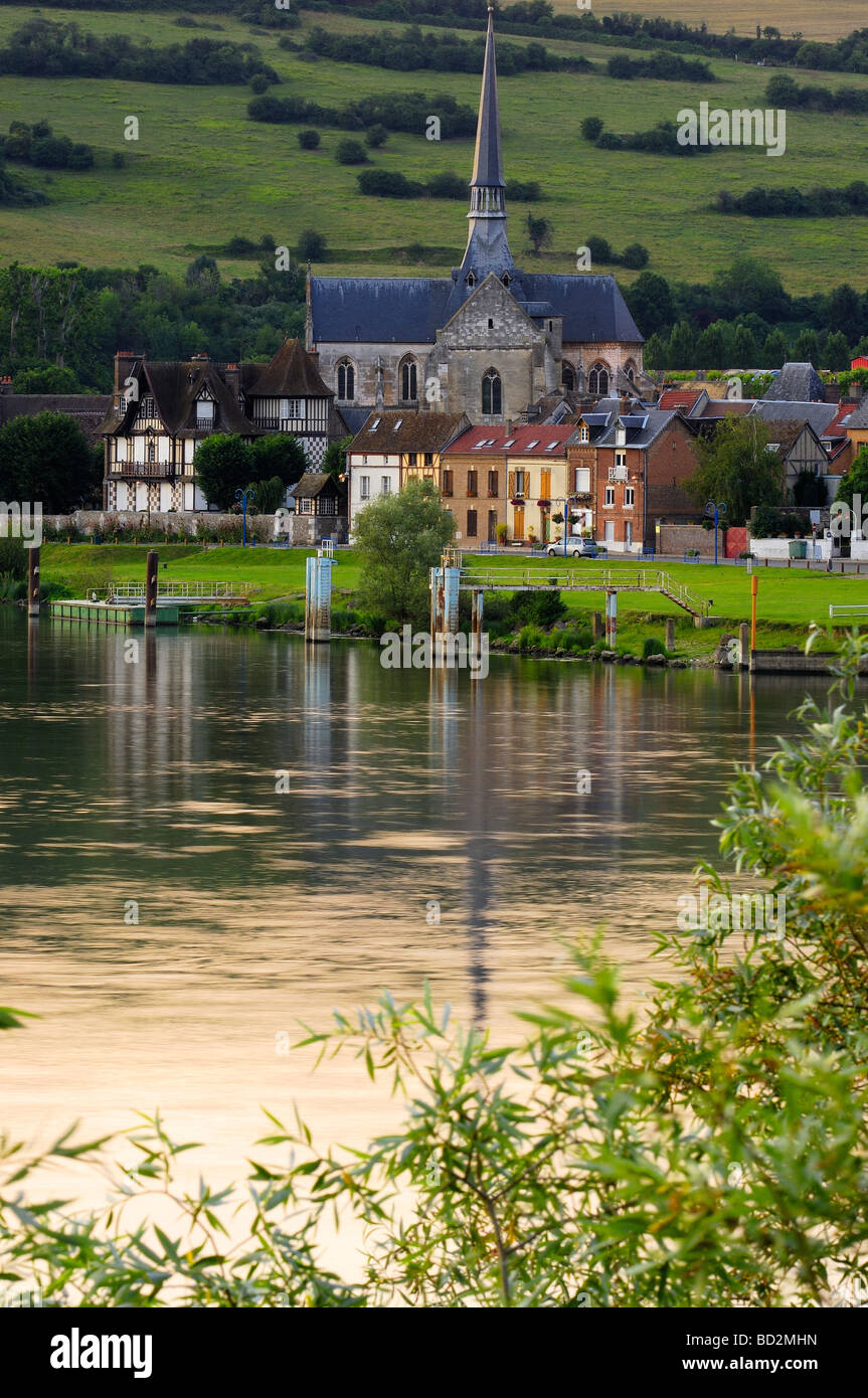 Saint Sauveur Church Les Andelys Seine valley Normandy France Stock