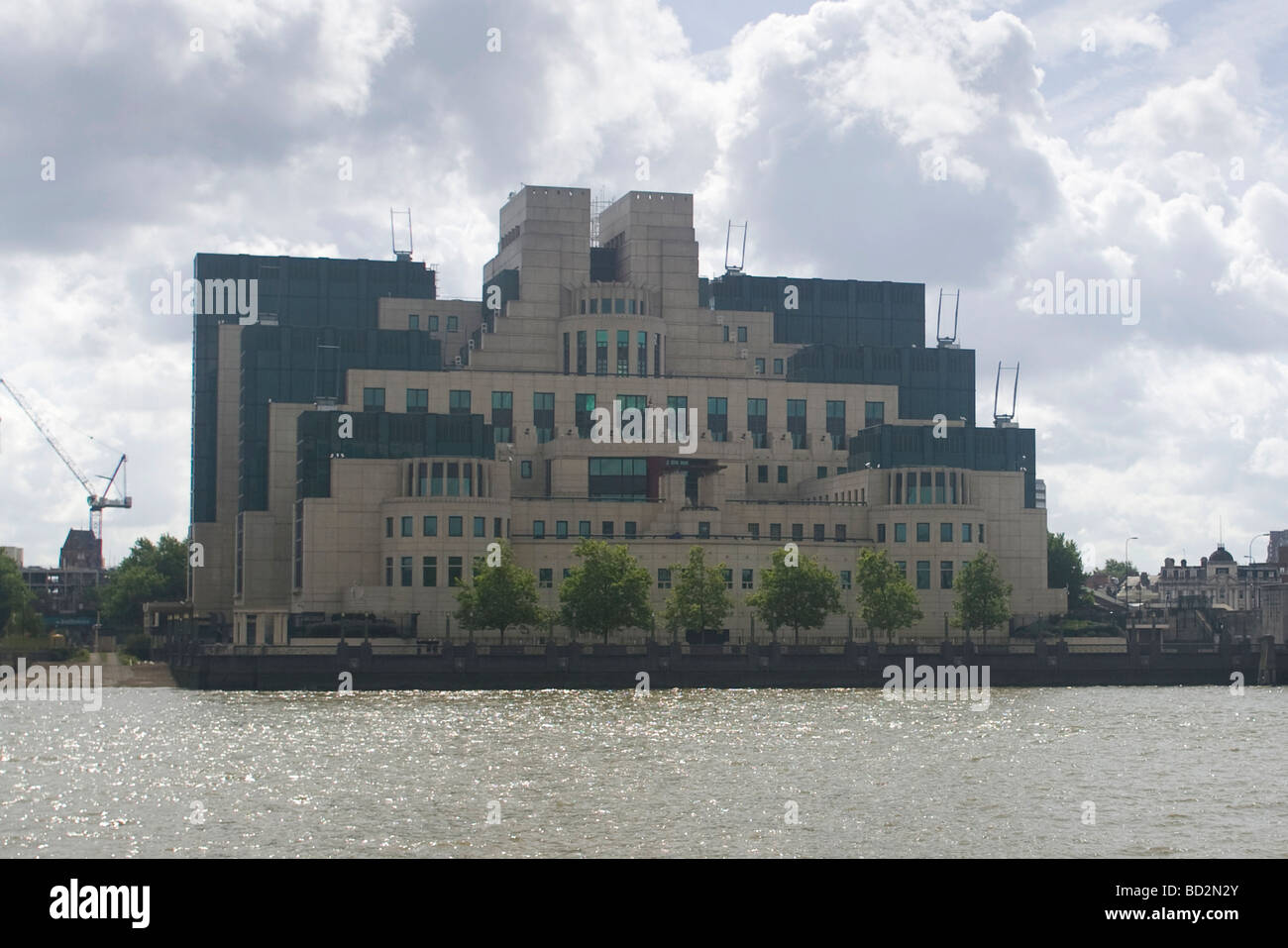 MI6 headquarters, Vauxhall, London Stock Photo