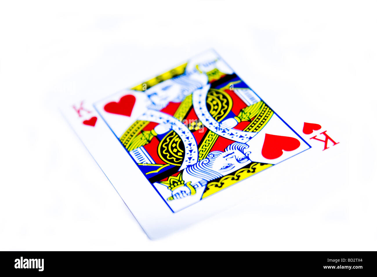 King of Hearts Playing Card Stock Photo Alamy