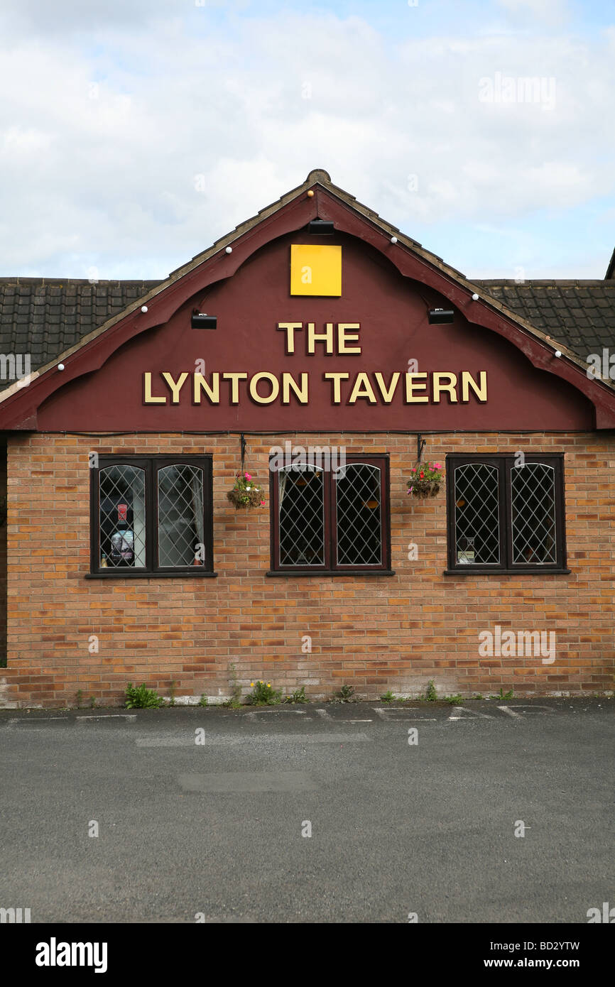 The Lynton Tavern public house in Stafford which is believed to be subject to an offer by religious order The Exclusive Brethren Stock Photo