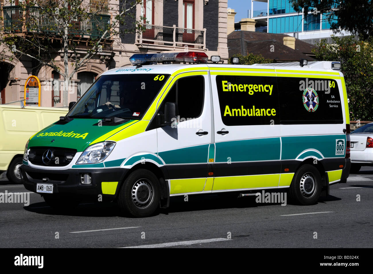 Ambulance Christmas Parade 2022 An Emergency Ambulance In Adelaide Australia Stock Photo - Alamy
