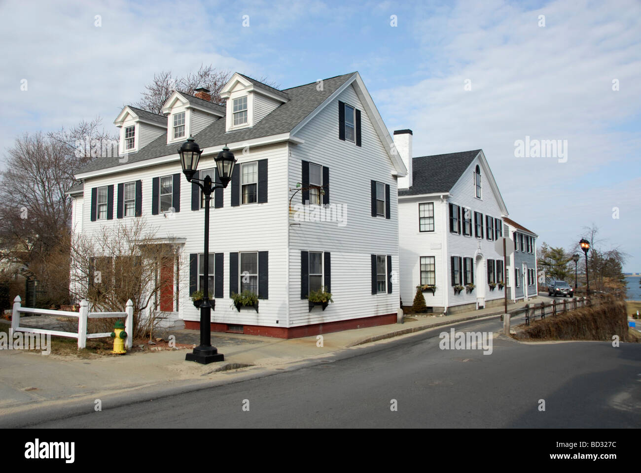 Colonial House in Plymouth, Massachusetts Stock Photo Alamy