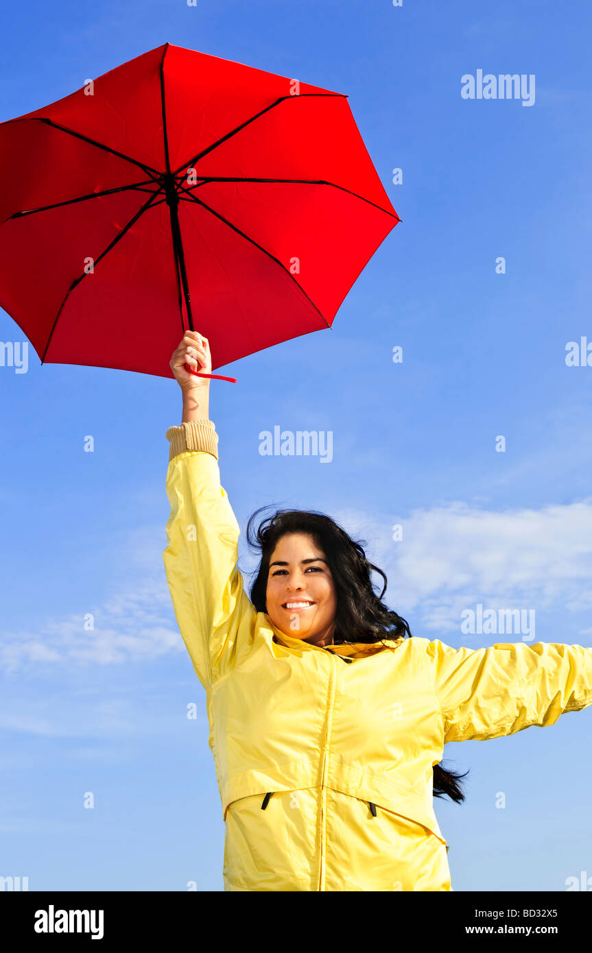 Wind gust woman hi-res stock photography and images - Alamy