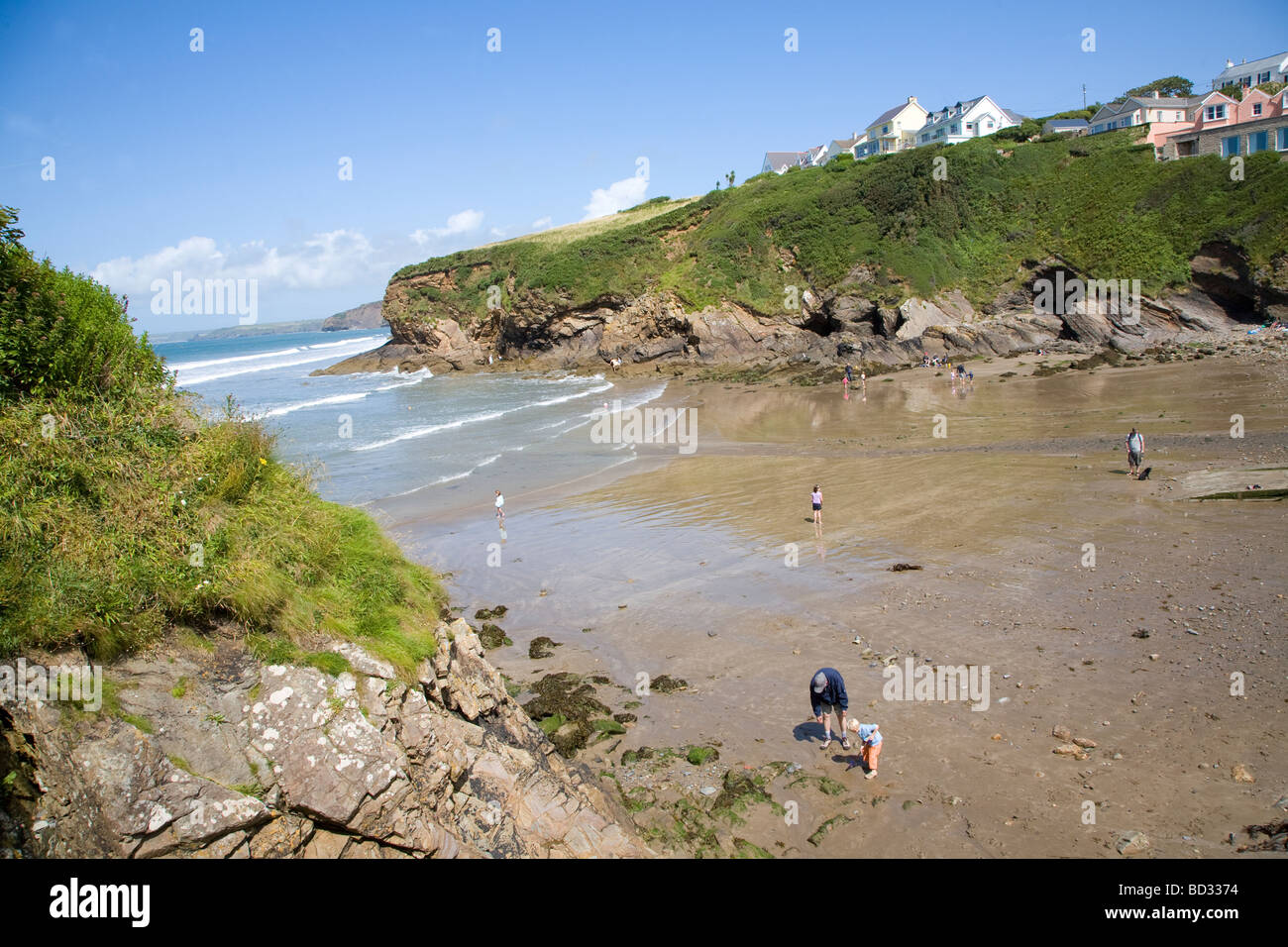 Coast Little Haven Pembrokeshire Wales Stock Photo - Alamy