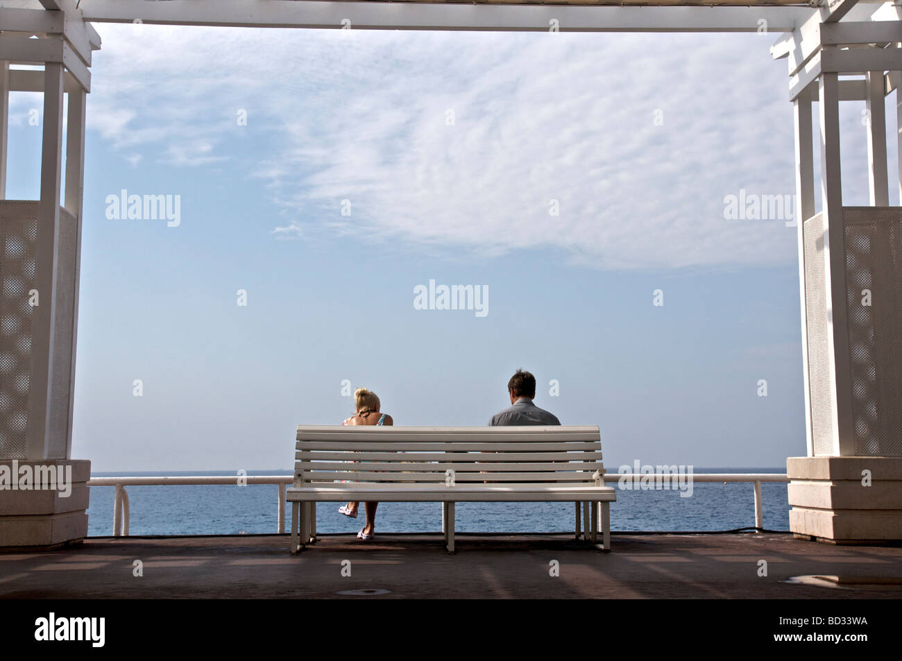 Looking at the sea Stock Photo - Alamy
